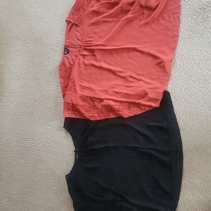 Lot of 2 Perfect Sheer women's tops